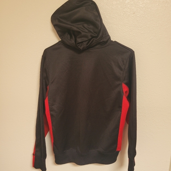 Jordan Red And Black Zip Up Hooded Jacket - Picture 5 of 6